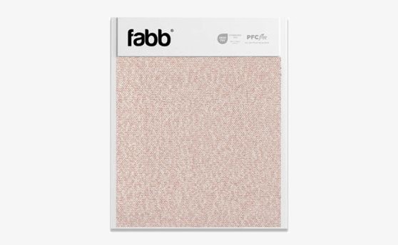 Próbki tkanin FABB OUTDOOR 190 cięższe, stabilne materiały o gramaturze 450–510 g/m², polecane na sofy, leżaki i fotele typu kokon.